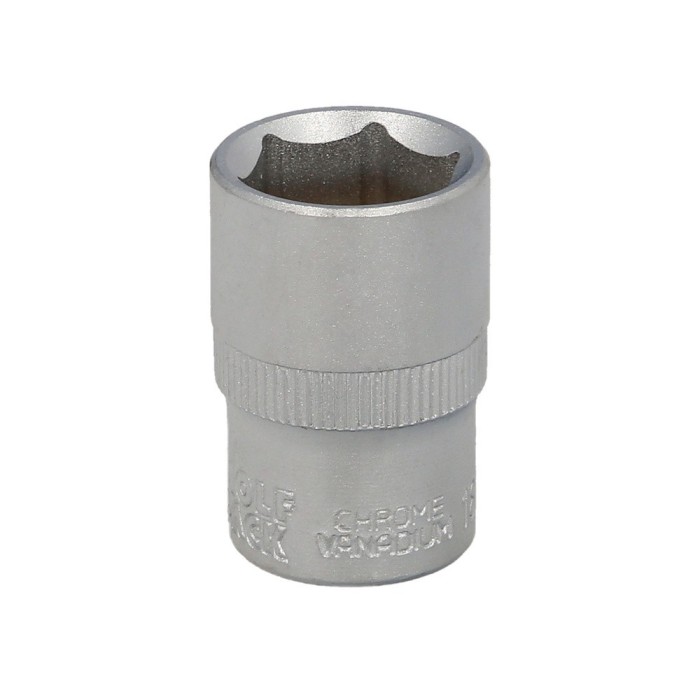 Llave Vaso 1/2" Hexagonal 19 mm, Perfil de 6 caras, Acero Cromo Vanadio, Aristas Redondas al por Mayor | Almacén de Ferretería