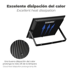 Foco Led Plano 100 Watt / 4000 K / IP65 / 8000 Lumenes