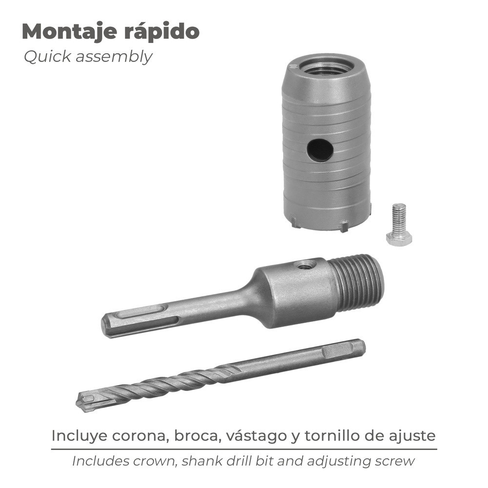 Corona SDS Muros 40 mm, al por Mayor | Almacén de Ferretería