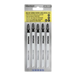 Hoja Larga Sierra Calar Metal Fino 5 Piezas HSS 21 TPI