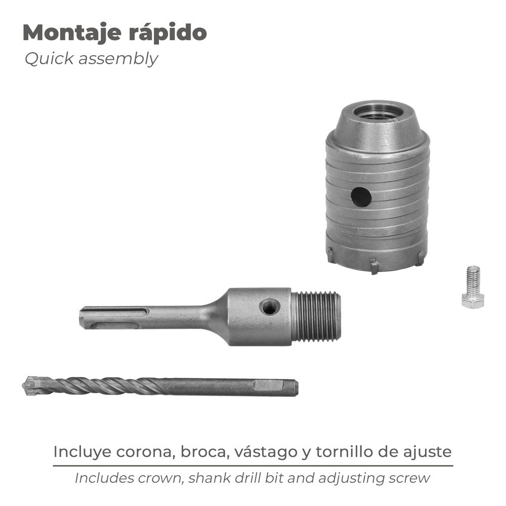 Corona SDS Muros 50 mm, al por Mayor | Almacén de Ferretería