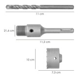 Corona SDS Muros 100 mm, al por Mayor | Almacén de Ferretería