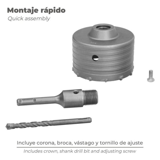 Corona SDS Muros 100 mm, al por Mayor | Almacén de Ferretería