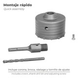 Corona SDS Muros 100 mm, al por Mayor | Almacén de Ferretería
