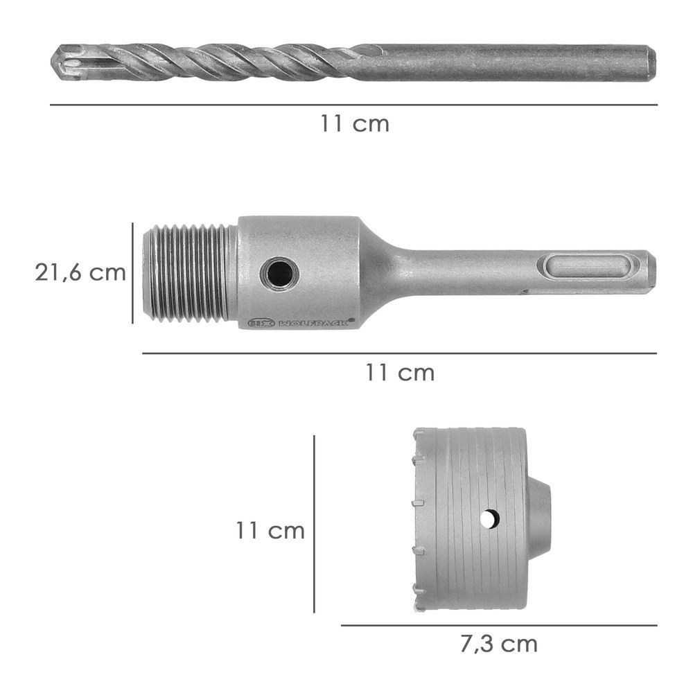 Corona SDS Muros 110 mm, al por Mayor | Almacén de Ferretería