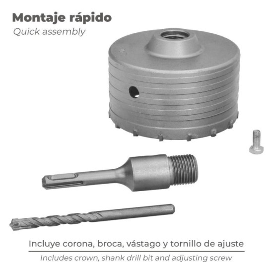 Corona SDS Muros 110 mm, al por Mayor | Almacén de Ferretería