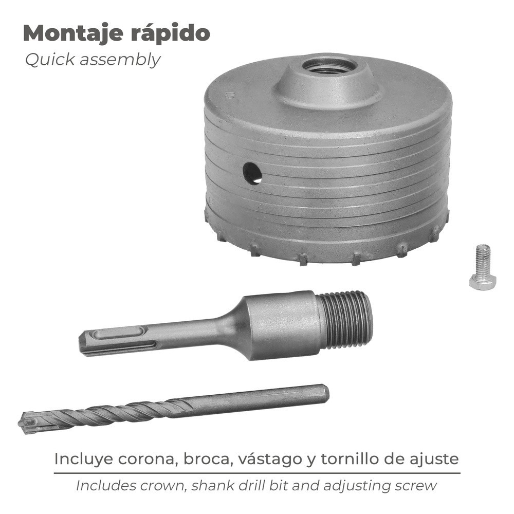 Corona SDS Muros 110 mm, al por Mayor | Almacén de Ferretería