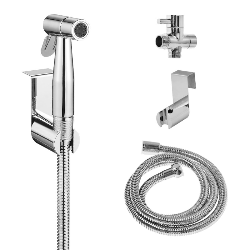 Ducha Bidet WC Con Válvula Cerámica H 1/2"  M 1/2" M 1/2"