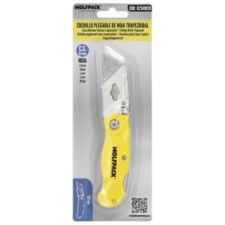 Cutter Plegable Hoja Trapezoidal 155 mm,