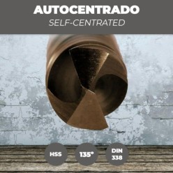 Broca Cobalto Hss Cilindrica 1,00 mm, Blister 2 Unidades,