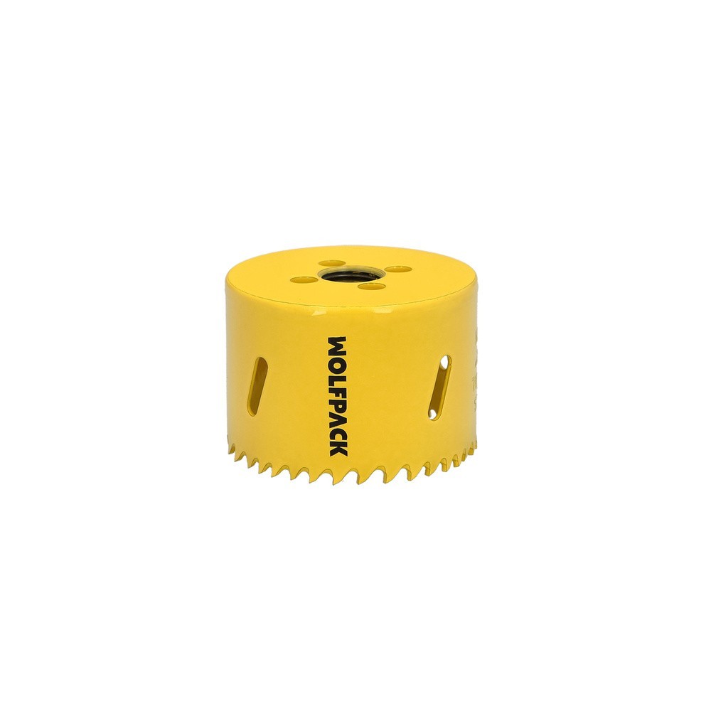 Corona Sierra Bimetal Ø 59 mm, Templado Termico, Base Reforzada, Corona Madera, Broca Agujeros Madera, Acero, Hierro, Plasticos 