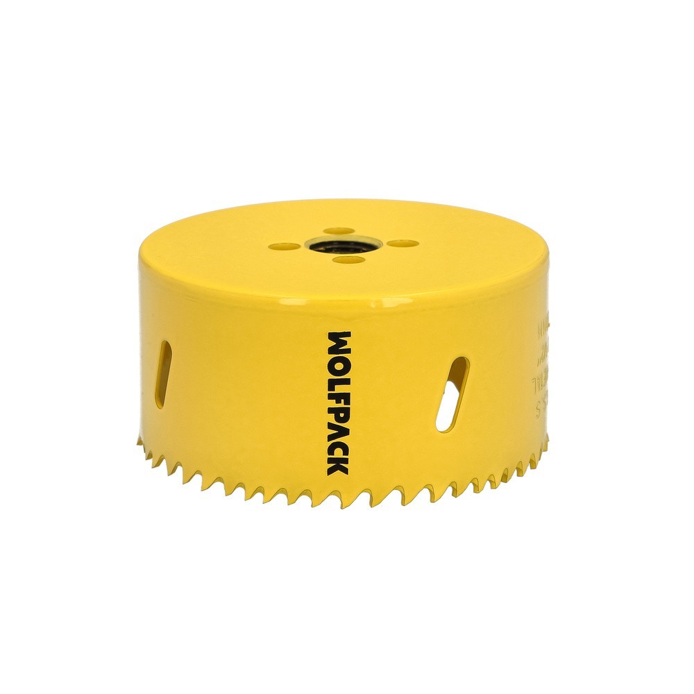 Corona Sierra Bimetal Ø 89 mm, Templado Termico, Base Reforzada, Corona Madera, Broca Agujeros Madera, Acero, Hierro, Plasticos 