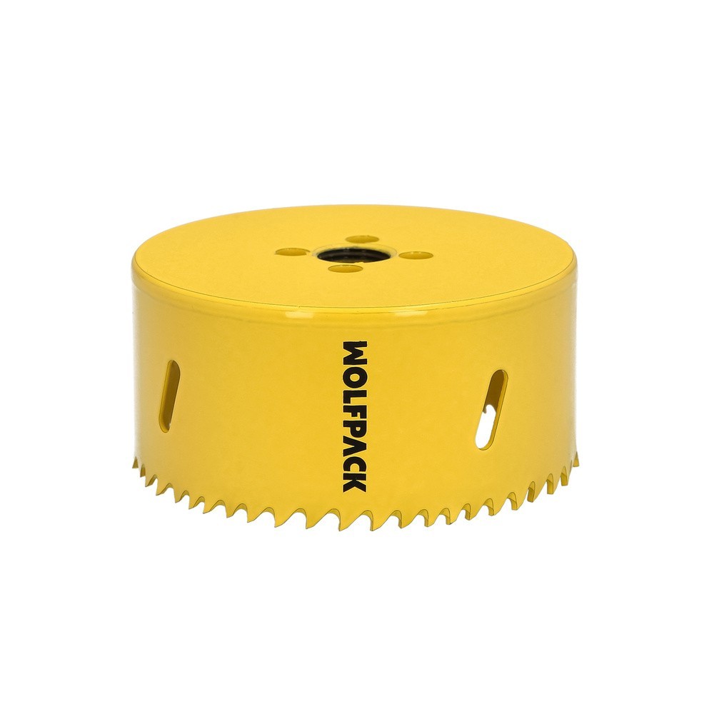 Corona Sierra Bimetal Ø 92 mm, Templado Termico, Base Reforzada, Corona Madera, Broca Agujeros Madera, Acero, Hierro, Plasticos 