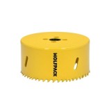 Corona Sierra Bimetal Ø 92 mm, Templado Termico, Base Reforzada, Corona Madera, Broca Agujeros Madera, Acero, Hierro, Plasticos 