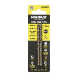 Broca Cobalto Hss Cilindrica 5,50 mm, Blister 2 Unidades,