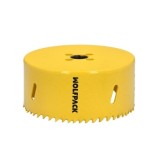 Corona Sierra Bimetal Ø 98 mm, Templado Termico, Base Reforzada, Corona Madera, Broca Agujeros Madera, Acero, Hierro, Plasticos 