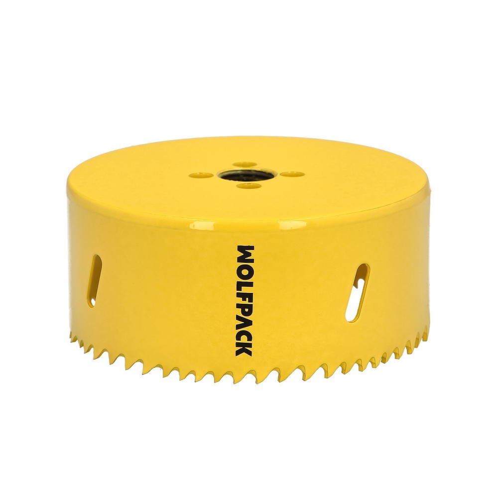 Corona Sierra Bimetal Ø 102 mm, Templado Termico, Base Reforzada, Corona Madera, Broca Agujeros Madera, Acero, Hierro, Plasticos