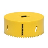 Corona Sierra Bimetal Ø 114 mm, Templado Termico, Base Reforzada, Corona Madera, Broca Agujeros Madera, Acero, Hierro, Plasticos