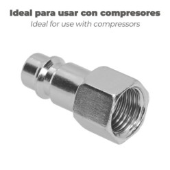 Racor Rapido Hembra 1/4" (Granel)