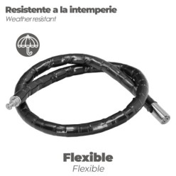 Piton Moto Blindado Llave Tubo 25 x 100 cm,