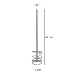 Mezclador Cola Recambio M14 120x600 mm,