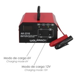 Cargabaterias Con Mantenedor de Carga 6/12V 10-150 Ah Automatico