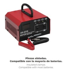 Cargabaterias Con Mantenedor de Carga 6/12V 10-150 Ah Automatico