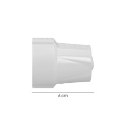 Base Schuko 2 Polos Con Toma Tierra, 16 Amperios Color Blanco