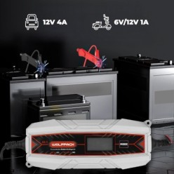 Cargabaterias Con Mantenedor de Carga 4/12V 10-10Ah Automatico