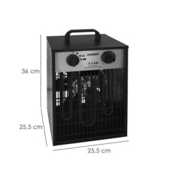 Calefactor Industrial 1650 / 3300 Watt, Cañon Aire Caliente,