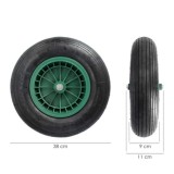 Rueda Carretilla Neumatica Para Carretilla Obra / Jardin Llanta Plastico Eje Ø 20 mm, Rueda Carretilla Jardin, Carro Invernadero