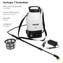 Sulfatadora 5 Litros Bateria Litio 12V