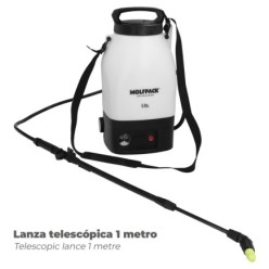 Sulfatadora 5 Litros Bateria Litio 12V