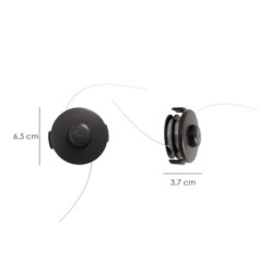 Cabezal Nylon Repuesto Recortabordes 250 Watt,