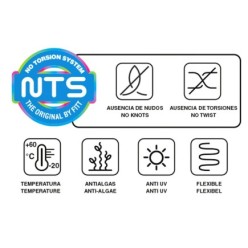 Manguera Tricotado No Torsion 15 mm, - 5/8" Rollo 20 Metros Con Kit de Riego