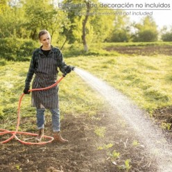 Manguera Tricotado No Torsion 15 mm, - 5/8" Rollo 20 Metros Con Kit de Riego