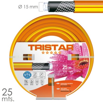 Manguera Tricotado No Torsion 15 mm, - 5/8" Rollo 25 Metros