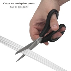 Burlete Elástico "E" 6 m, x 9 mm, Blanco