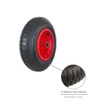 Rueda Carretilla Invernadero Neumática Llanta Plástico, Ø 370 mm, Eje Ø 20 mm, al por Mayor | Almacén de Ferretería