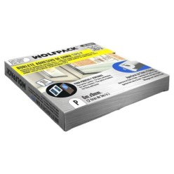 Burlete Elástico "P" 6m, x 9mm, Blanco