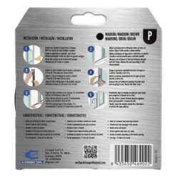 Burlete Elástico "P" 6 m, x 9 mm, Marrón