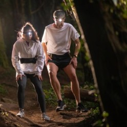 Linterna Led Frontal Cabeza Litio Usb Recargable, 3 modos de luz, 120 LUM, Sensor de encendido y apagado,