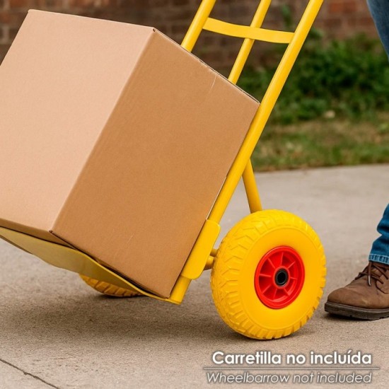 Rueda Carretilla Almacen / Sacos  Maciza Llanta Plástico  20 mm, al por Mayor | Almacén de Ferretería