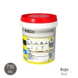 Pintura Impermeabilizante Con Fibras Para Exteriores / Interiores 750 ml, Color Rojo al por Mayor | Almacén de Ferretería