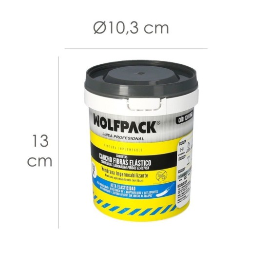 Pintura Impermeabilizante Con Fibras Para Exteriores / Interiores 750 ml, Color Gris al por Mayor | Almacén de Ferretería