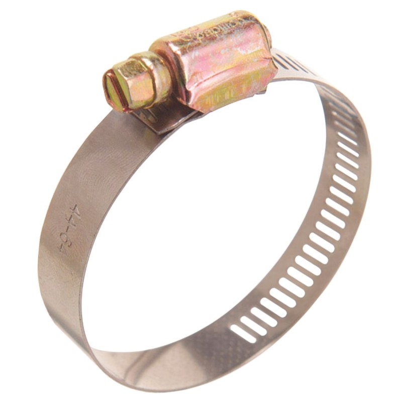 Abrazadera Sin Fin Acero Inoxidable Ancho 12 mm, -  Ø 40 / 60 mm,  Abrazadera Metalica de Tornillo, Abrazadera Sin Fin
