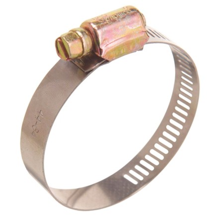 Abrazadera Sin Fin Acero Inoxidable Ancho 12 mm, -  Ø 40 / 60 mm,  Abrazadera Metalica de Tornillo, Abrazadera Sin Fin