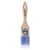 Paletina Profesional Plus Ancho 40 mm, Cerdas Sintenticas PBT, Mango Madera Haya Ergonomico, Brocha Pintor, Pincel Pintura al po