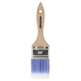 Paletina Profesional Plus Ancho 50 mm, Cerdas Sintenticas PBT, Mango Madera Haya Ergonomico, Brocha Pintor, Pincel Pintura al po