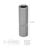 Llave Vaso 1/2" Hexagonal Larga 15 mm, Perfil de 6 caras, Acero Cromo Vanadio, Aristas Redondas al por Mayor | Almacén de Ferret